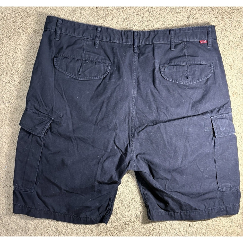 Levis Cargo Shorts Men W38 Black Ripstop Hi-Rise Utility Casual - Picture 9 of 9